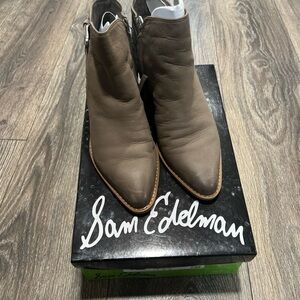 Sam Edelman Women’s Neena Ankle Boots In Flint Grey, Size 6